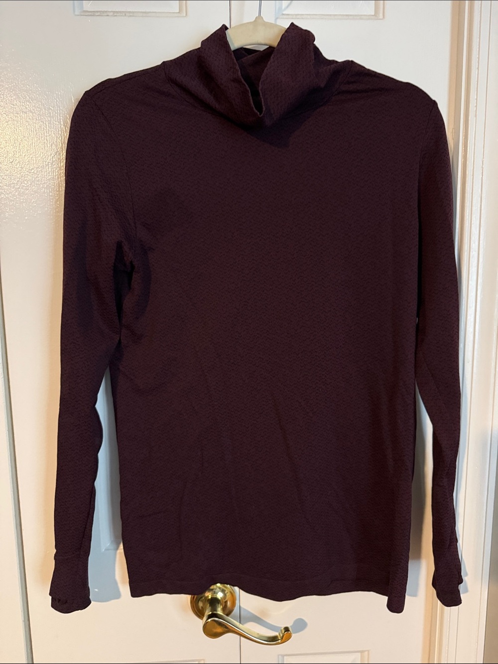 Athleta Women’s Deep Burgundy Turtleneck Base Layer
